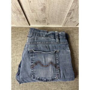 Urban Star Mens Size 34x31 Relaxed Fit Denim Jeans Mid Blue